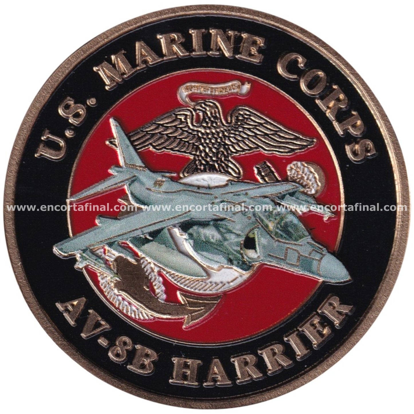 Moneda USMC VMA-223 Bulldogs AV-8B Harrier