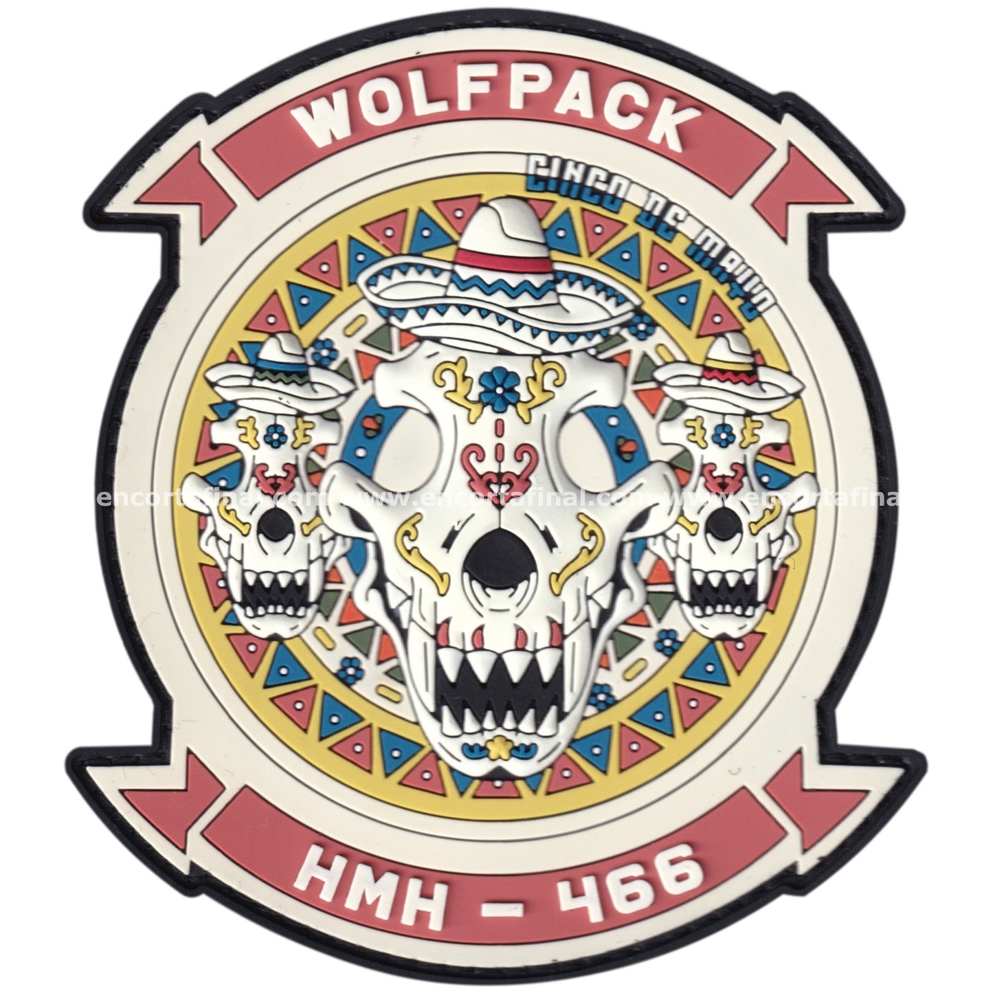 Parche HMH-466 Wolfpack Cinco de Mayo - Glow