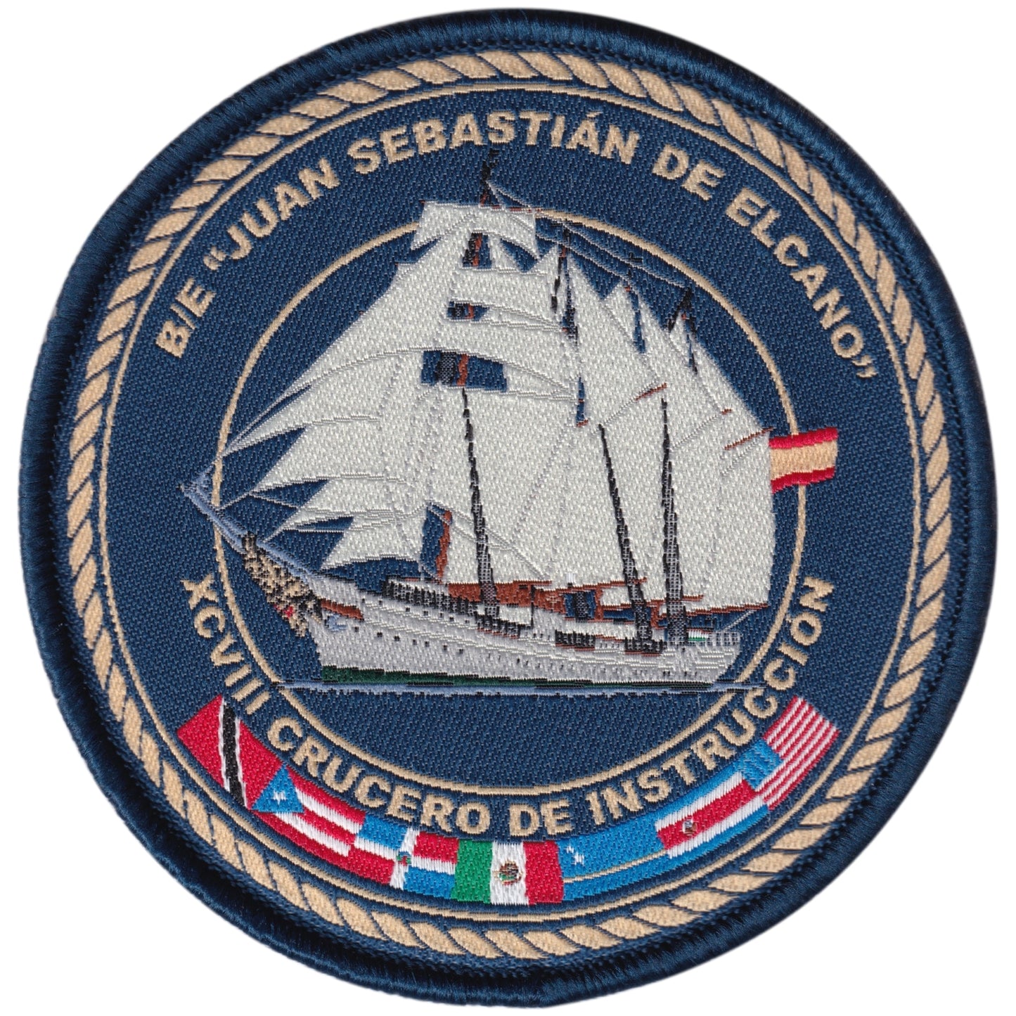 Parche Juan Sebastián Elcano - XCVIII Crucero de Instrucción