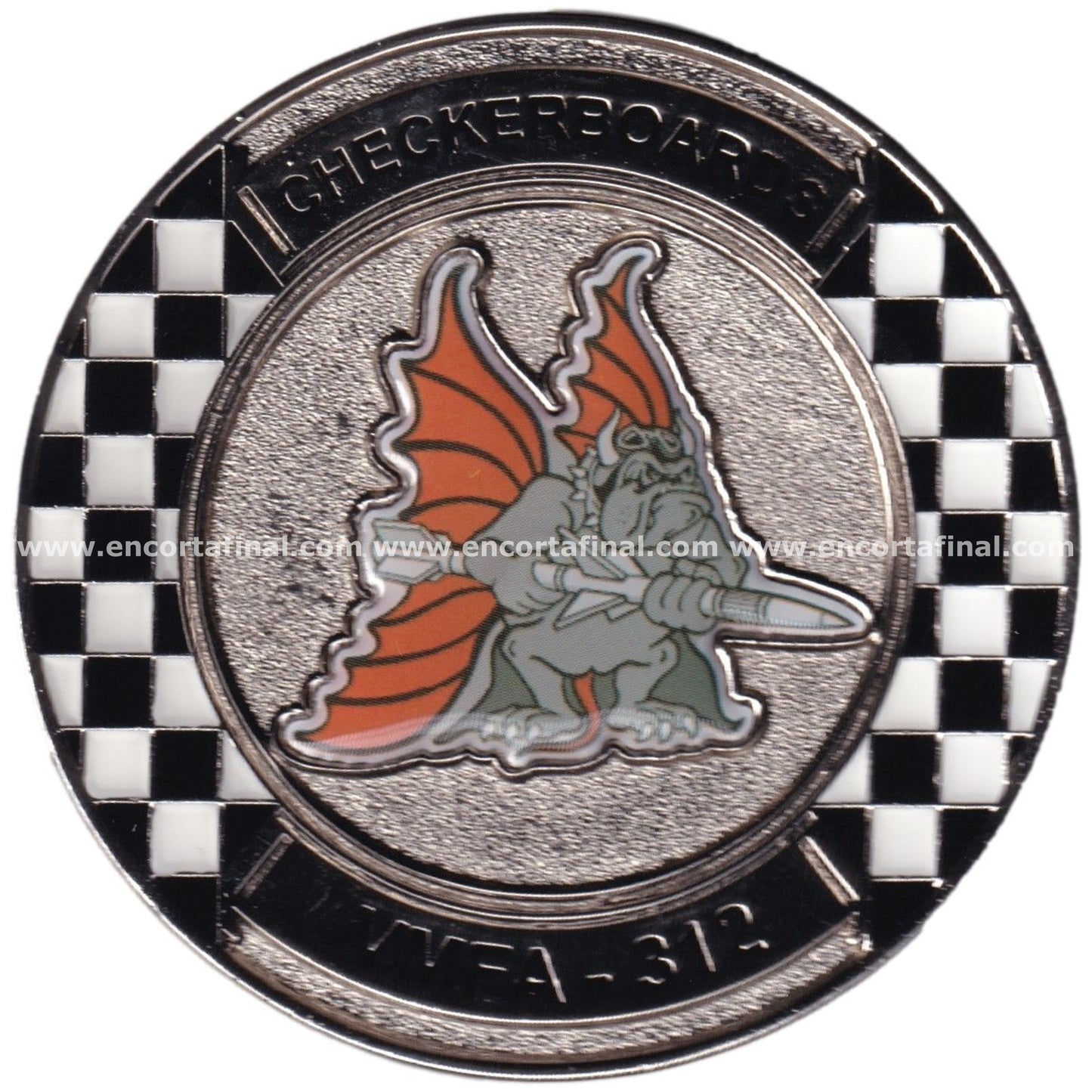 Moneda USMC VMFA-312 Checkerboards
