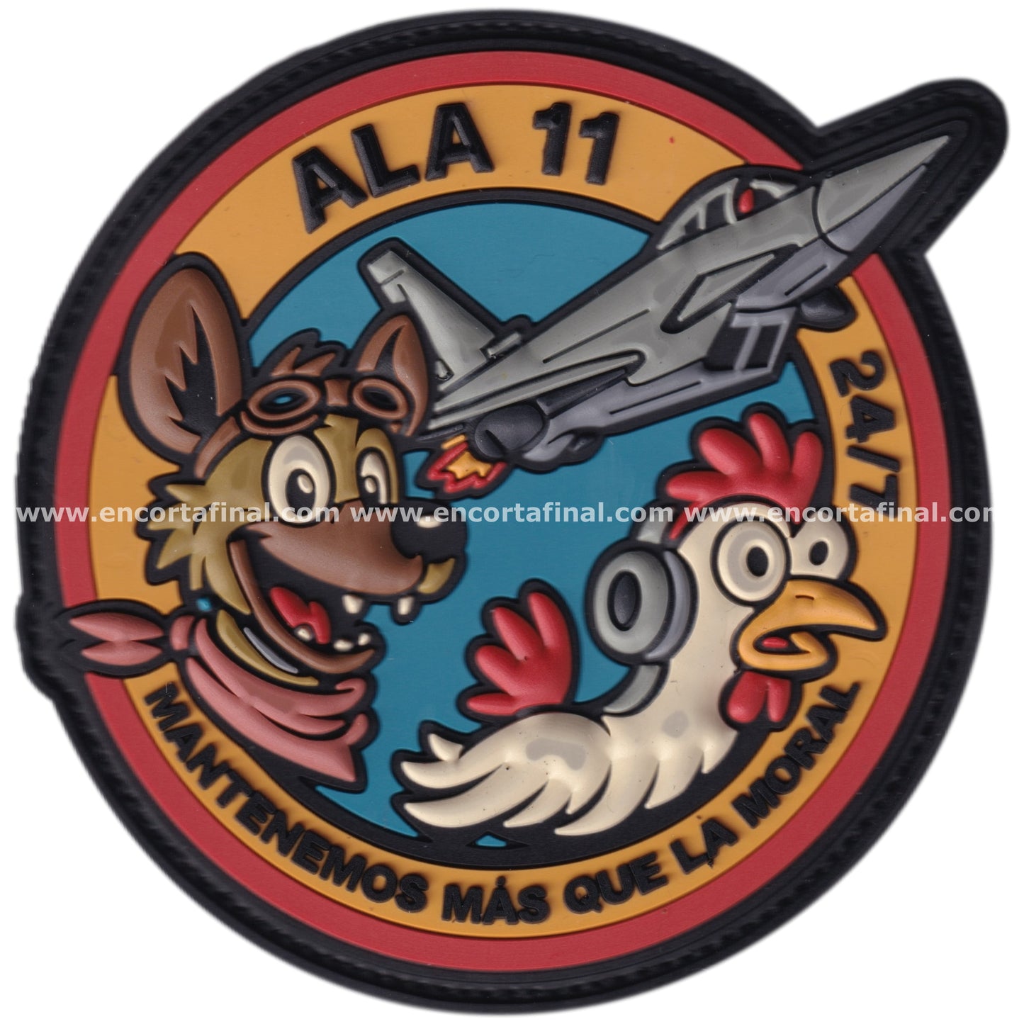 Parche Ala 11 - Mantenemos Mas Que La Moral  + Iman de regalo