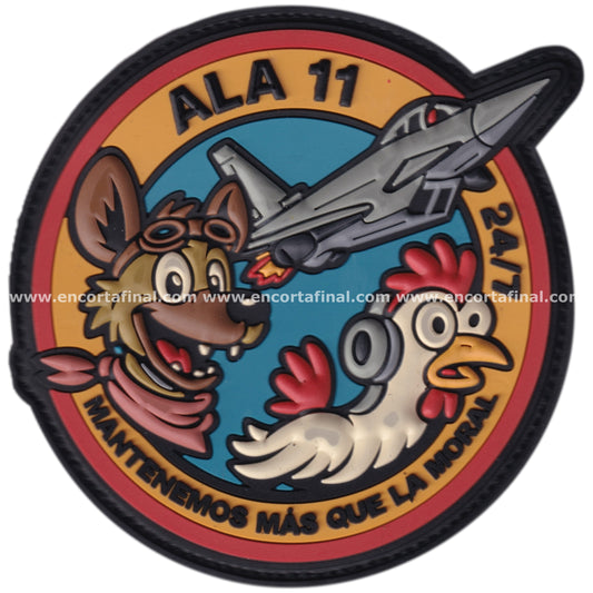 Parche Ala 11 - Mantenemos Mas Que La Moral  + Iman de regalo