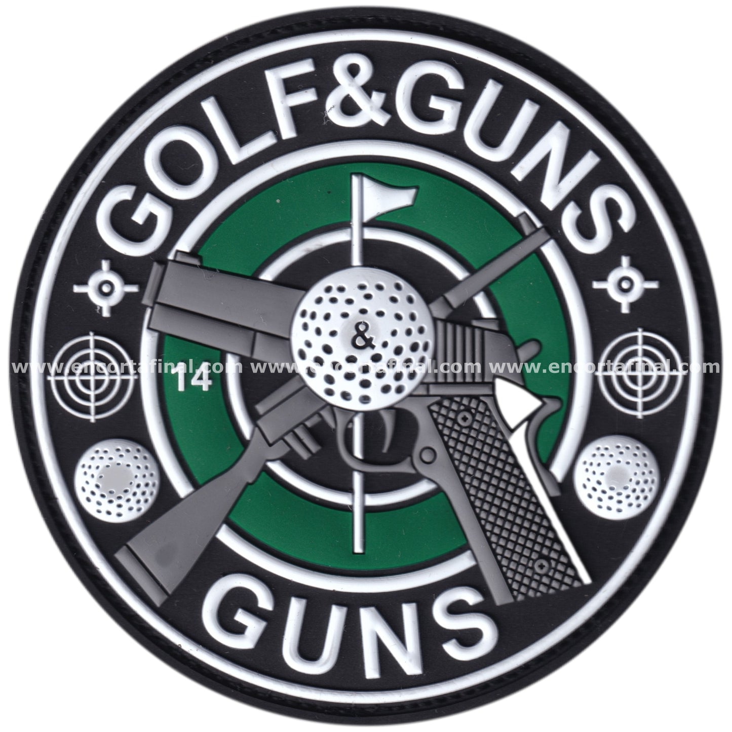 Parche Ala 14 - Golf&Guns + Iman de regalo
