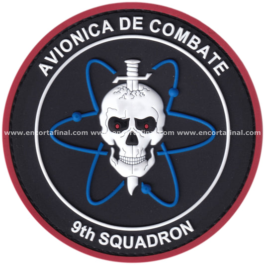 Parche Novena Escuadrilla - Avionica de Combate - AV-8B Harrier II + Iman de regalo