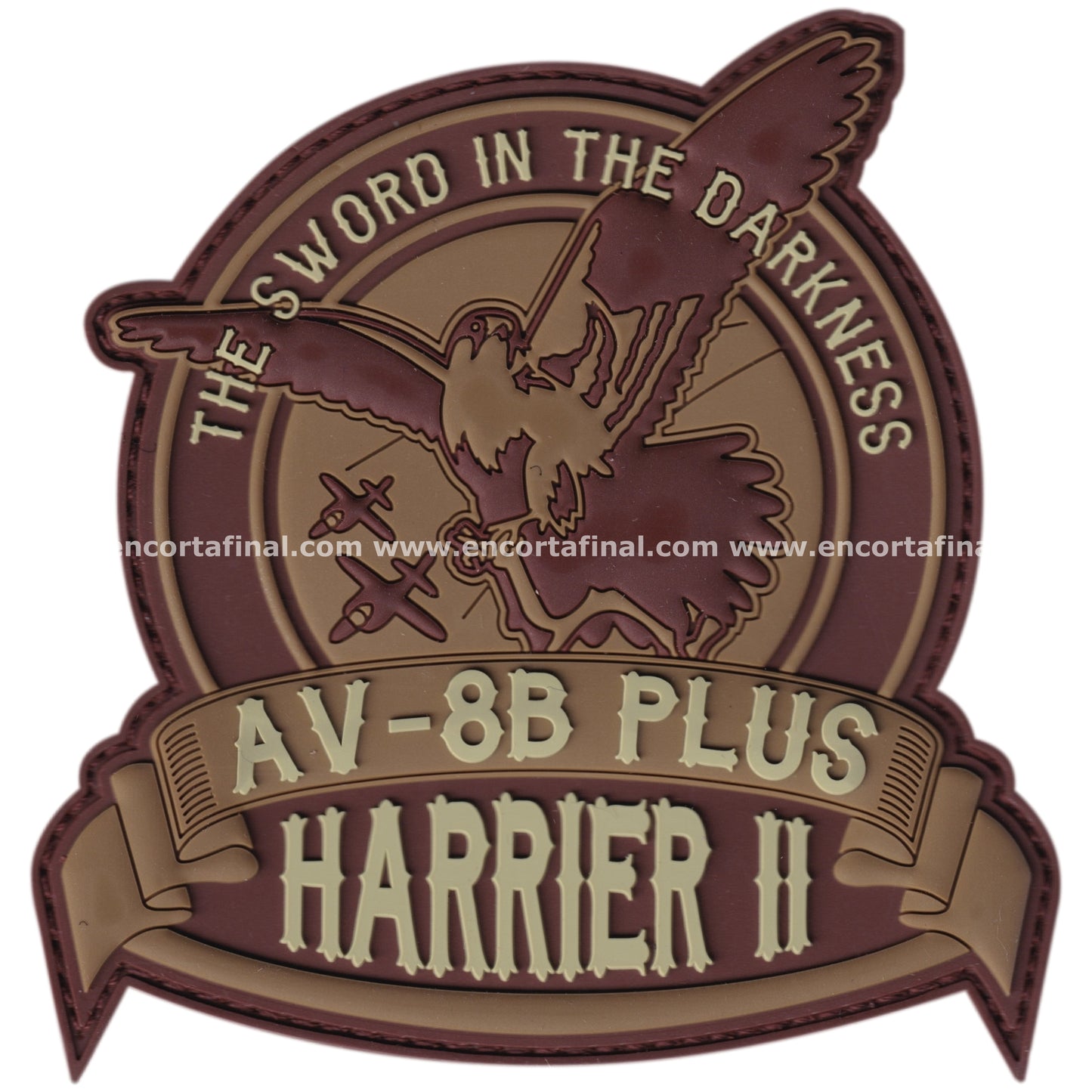 Parche Novena Escuadrilla - The Sword In The Darkness - AV-8B Harrier II + Iman de regalo