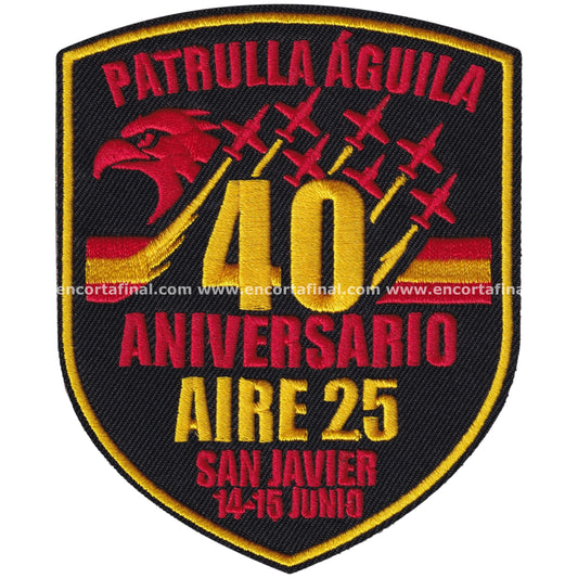 Parche Patrulla Aguila - 40 Aniversario - 1985-2025 + Iman de regalo