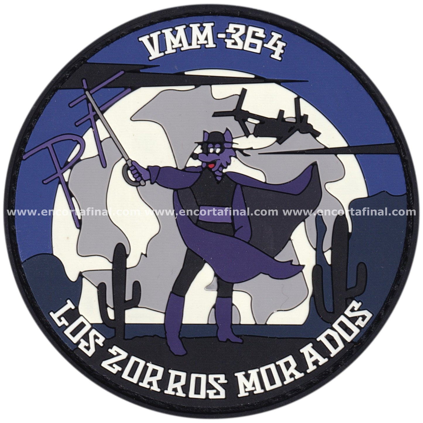 Parche VMM-364 Purple Fox Zorro