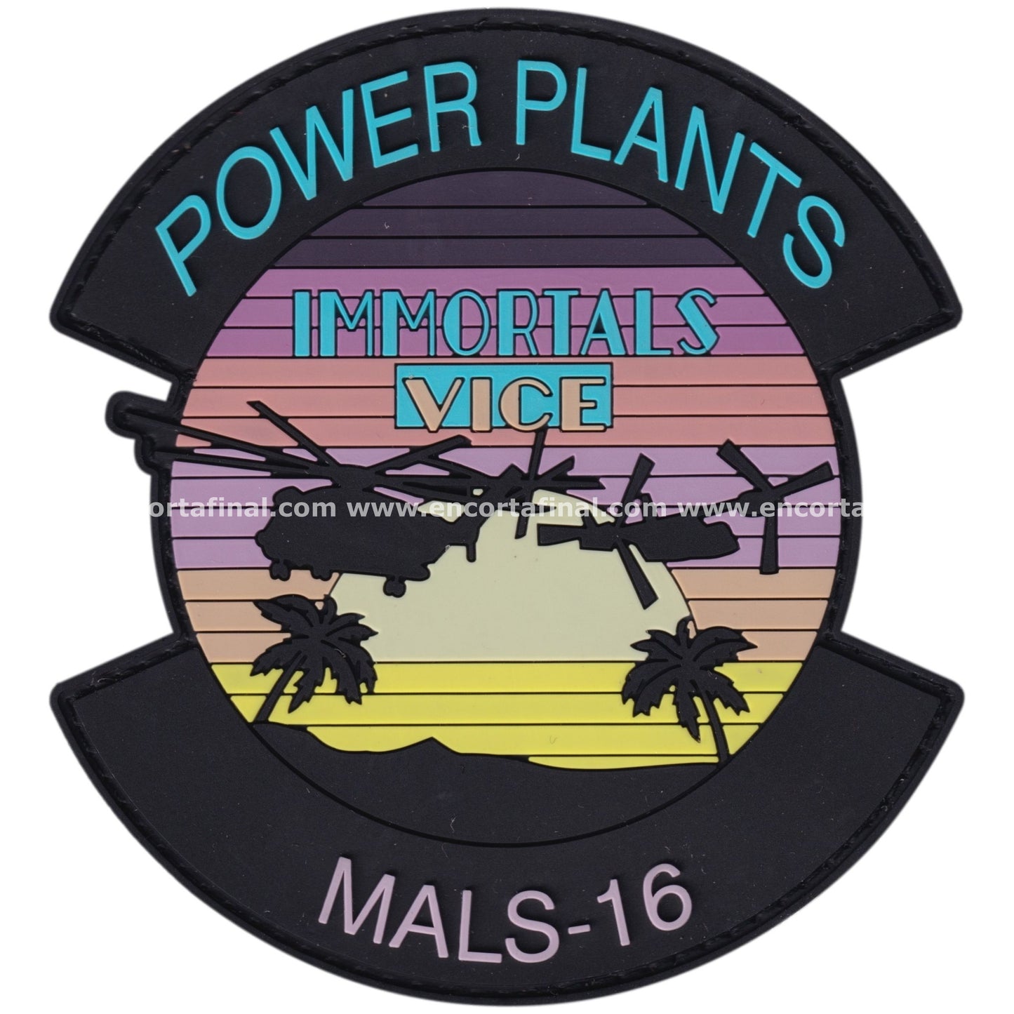 Parche Parche MALS-16 Immortals Power Plants Miami Vice