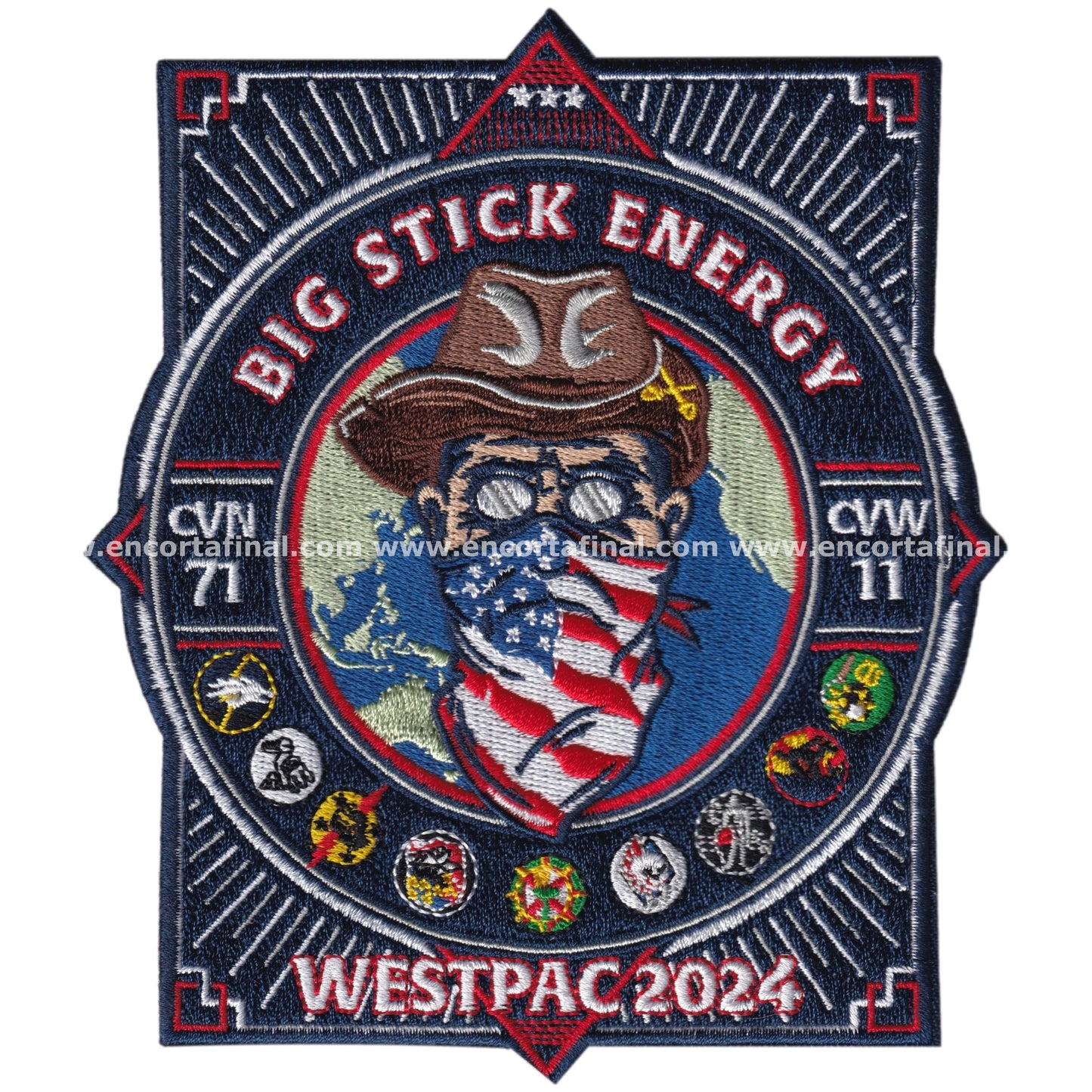 Parche CVN-71 USS Roosevelt 2024 cruise