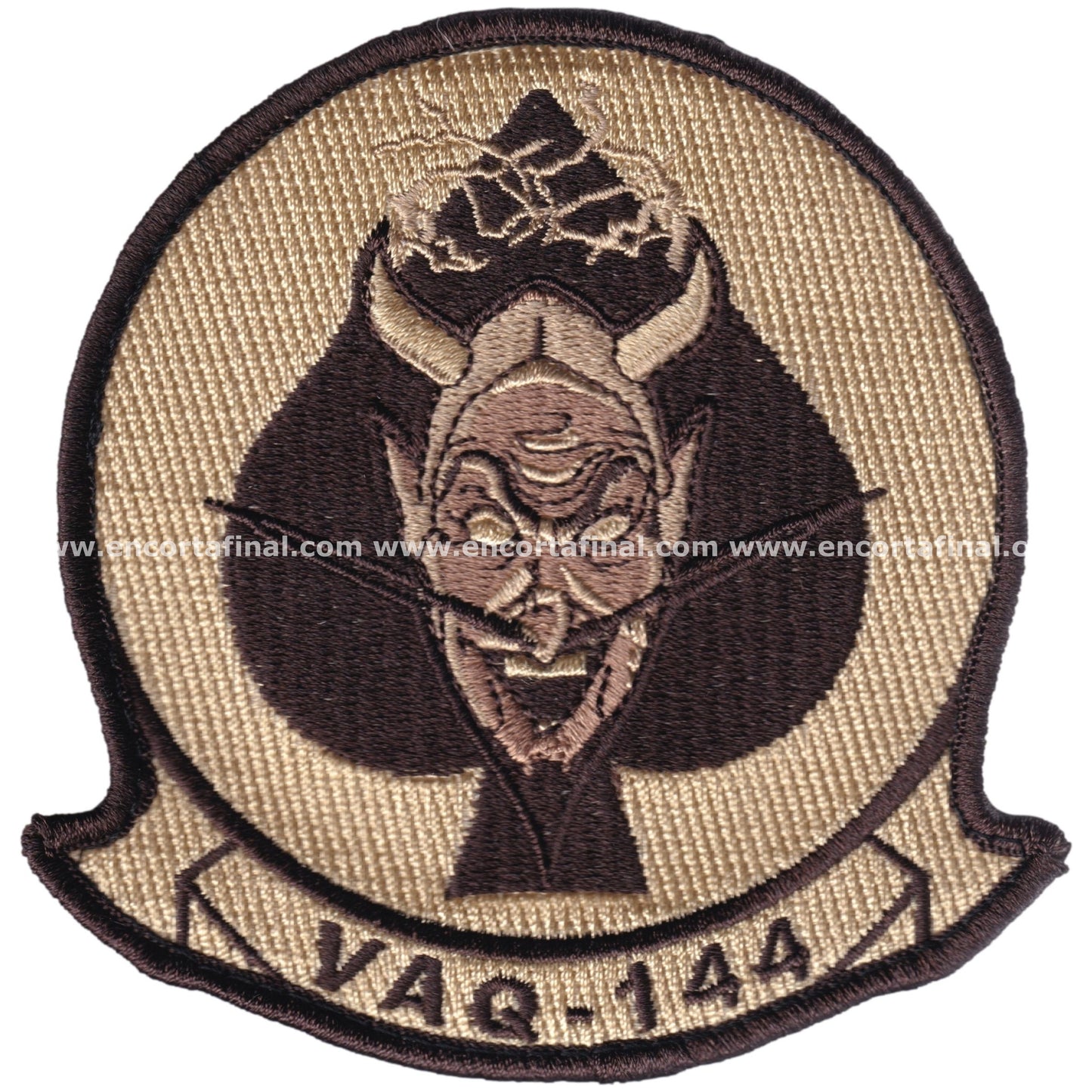 Parche VAQ-144 Main Battery Tan Squadron