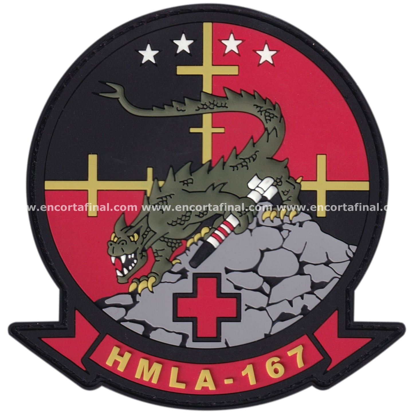 Parche USMC HMLA-167 Warriors Leather
