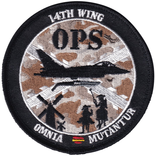 Parche Ala 14 - OPS - Omnia - Muntantur - Eurofighter Typhoon + Iman de regalo