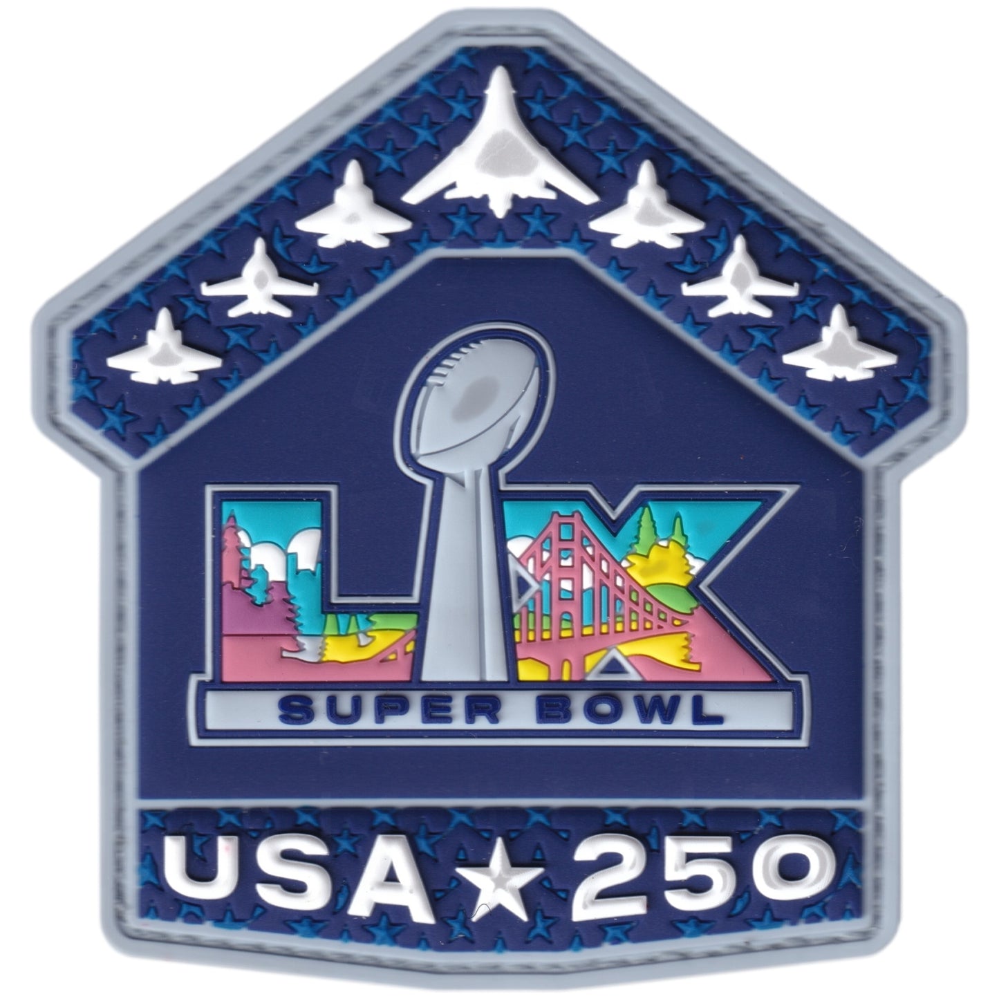 Parche United States Air Forces- Super Bowl LX - USA 250 + Iman de regalo