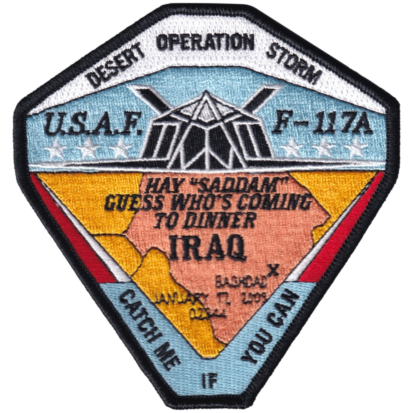 Parche United States Air Force - Desert Operation Storm - Lockheed F-117 Nighthawk