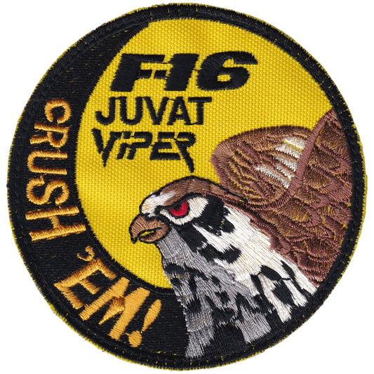 Parche United States Air Force - Juvat Viper - Crush 'em - Lockheed Martin F-16 Fighting Falcon
