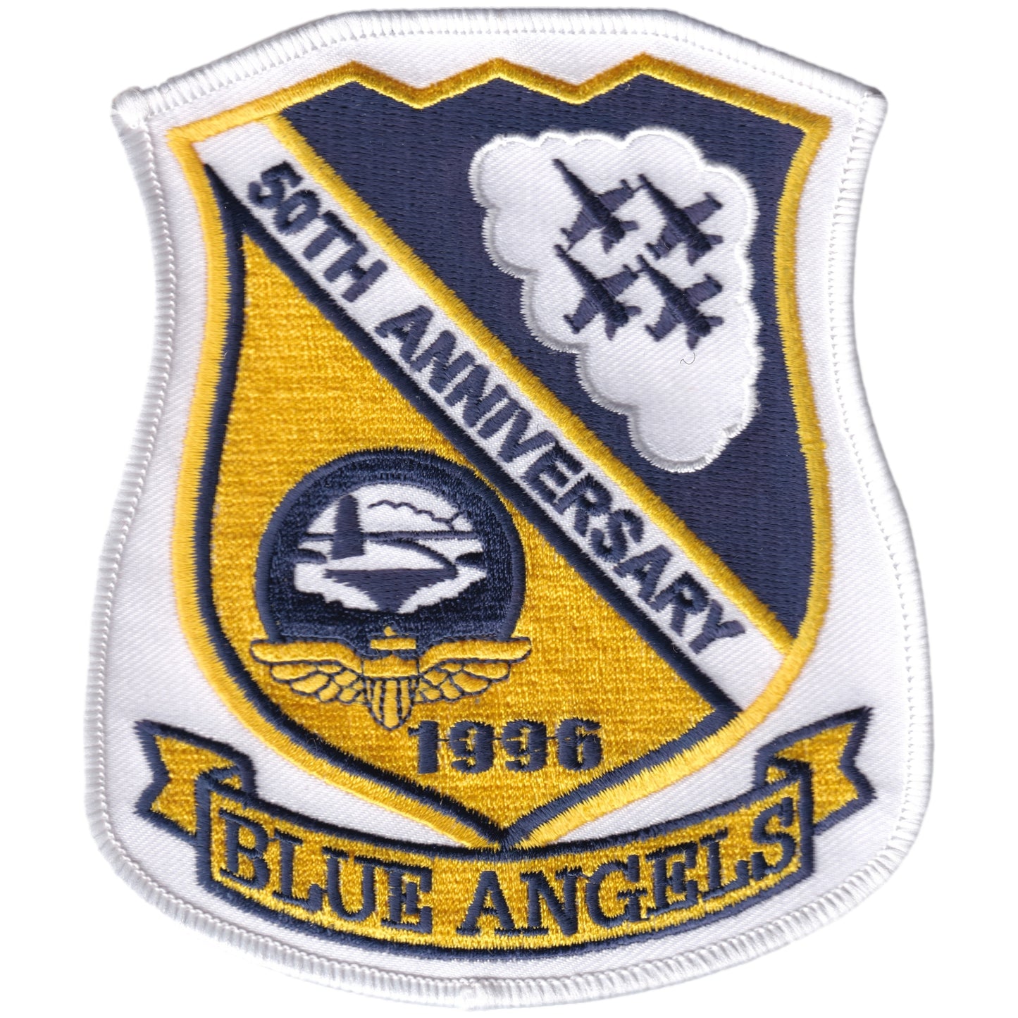 Parche United States Navy Blue Angels - 40th Anniversary - 1996 - F/A-18E Super Hornet + Iman de regalo