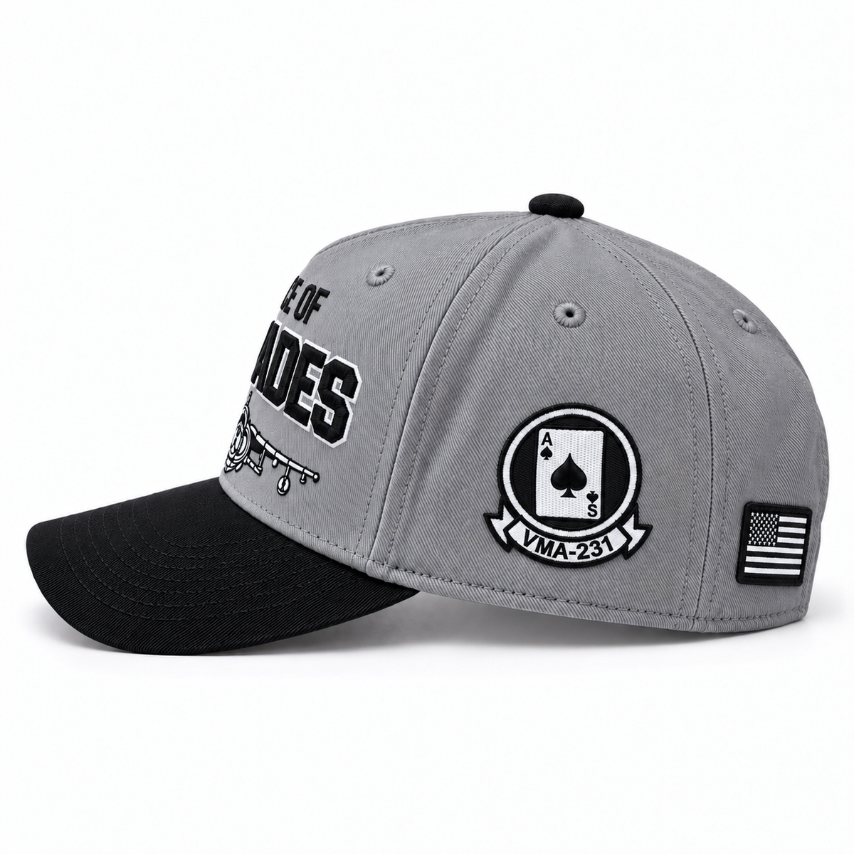 Gorra United States Marine Corps - VMA-231 Ace Of Spades - McDonnell Douglas AV-8B Harrier II