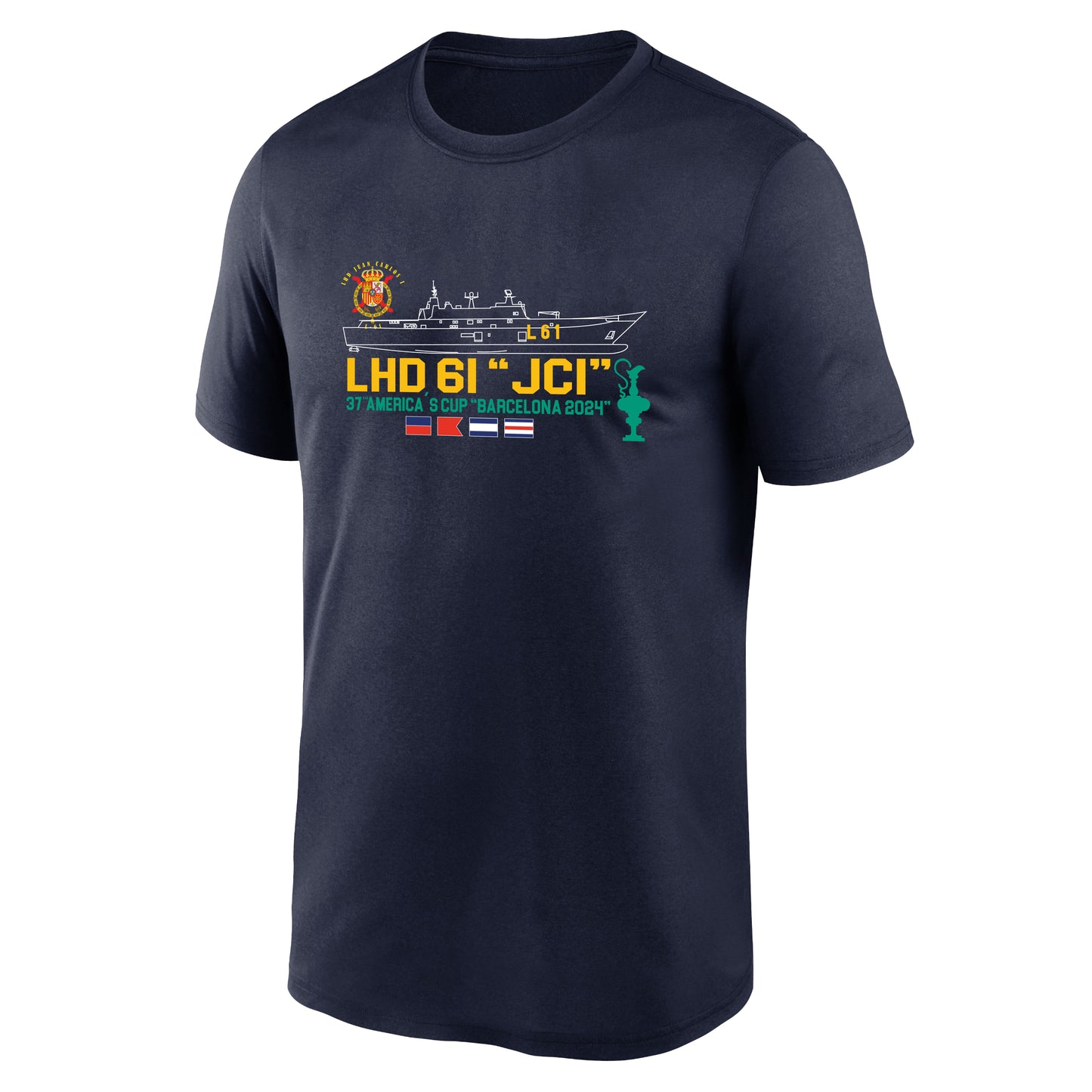 Camiseta Juan Carlos I (L-61) - 37ª America's Cup "Barcelona 2024"