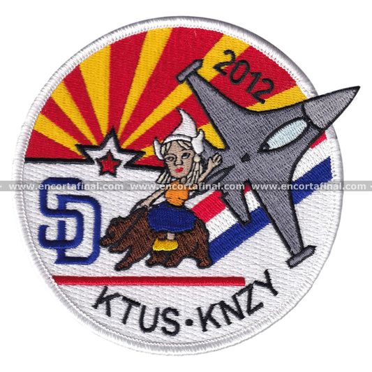 International KTUS KNZY Patch - Lockheed Martin F-16 Fighting Falcon