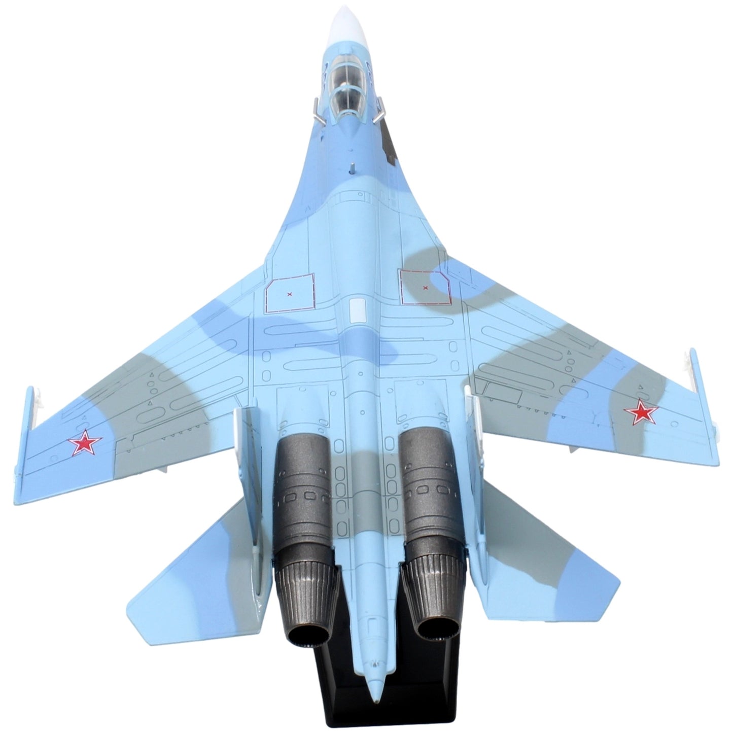 Maqueta de avion militar En Corta Final Sukhoi Su-27P "Flanker" - 1989 - 1:100