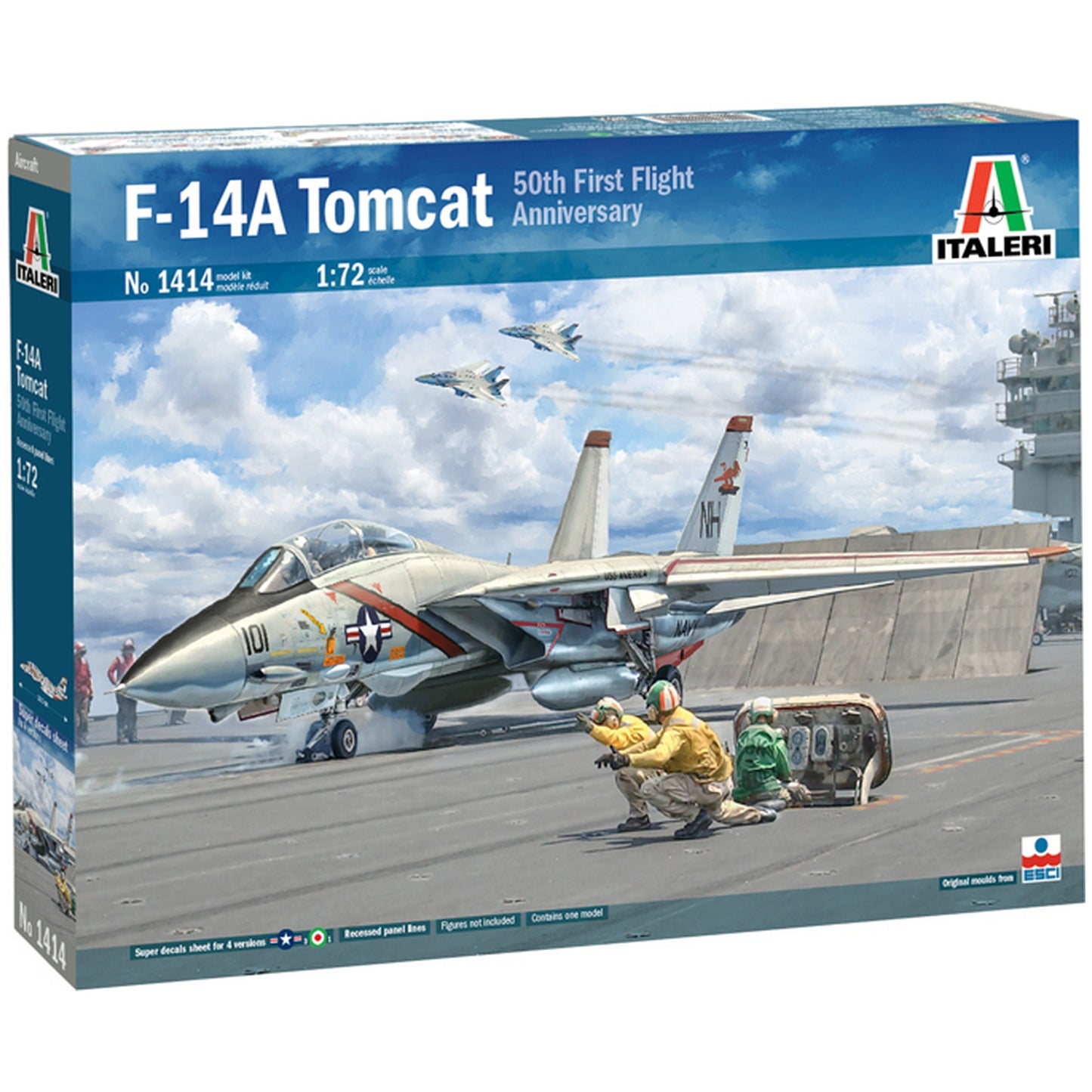 Maqueta de avion militar Italeri 1:72 F-14A Tomcat