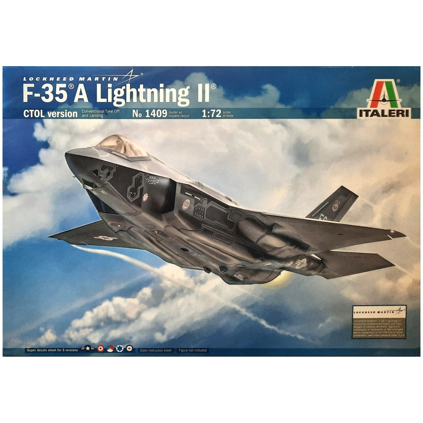 Maqueta de avion militar Italeri 1:72 F-35A Lightning II