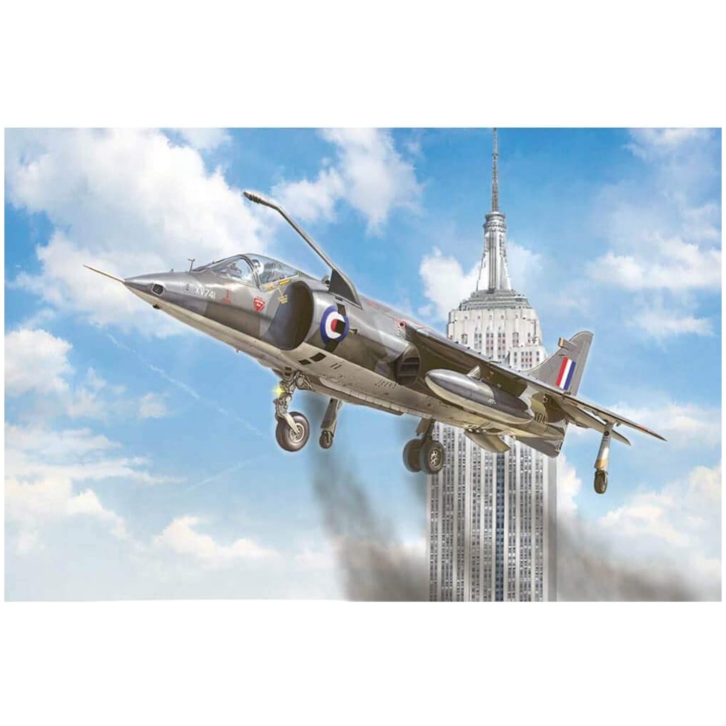 Maqueta de avion militar Italeri 1:72 Harrier Gr.1 "Transtlantic Air Race"