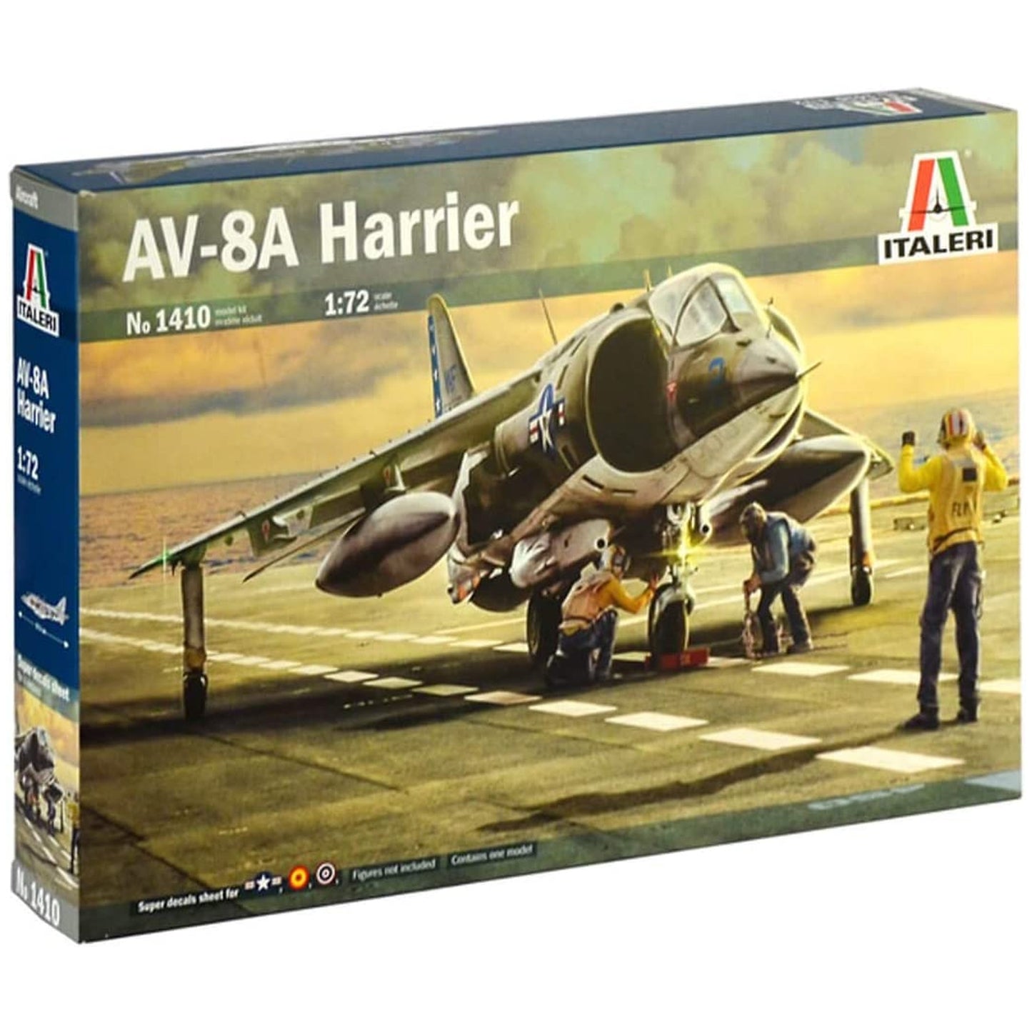 Italeri military aircraft model - AV-8A Harrier - 1:72 - Spanish Decals