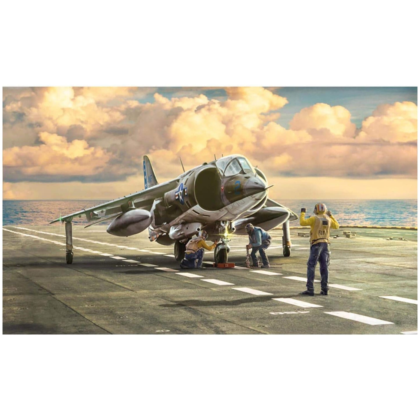 Italeri military aircraft model - AV-8A Harrier - 1:72 - Spanish Decals