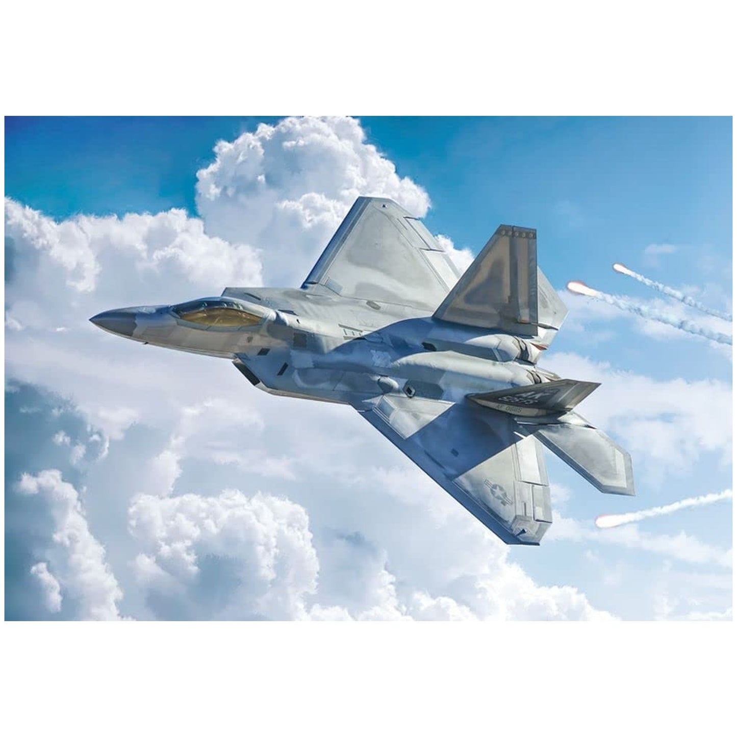 Maqueta de avion militar Italeri F-22 Raptor - 1:48