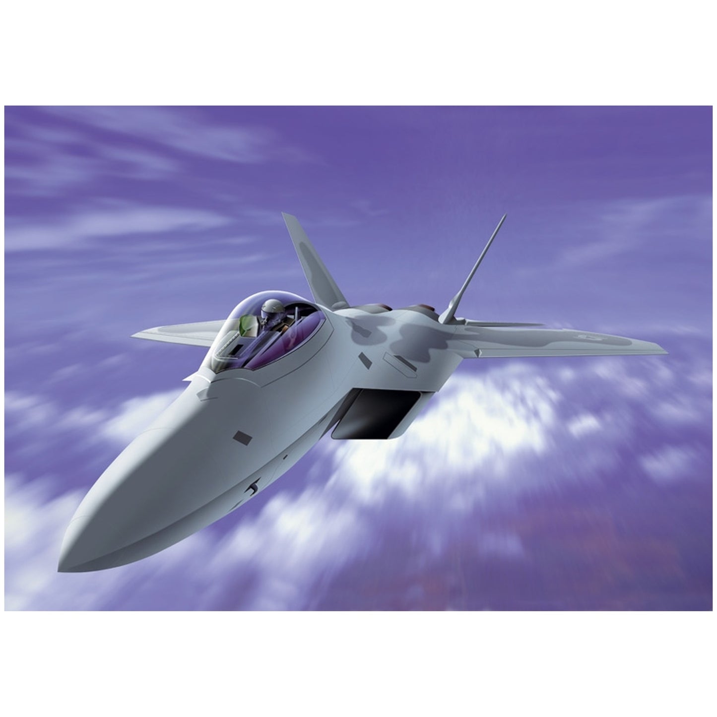 Maqueta de avion militar Italeri F-22 Raptor - 1:72