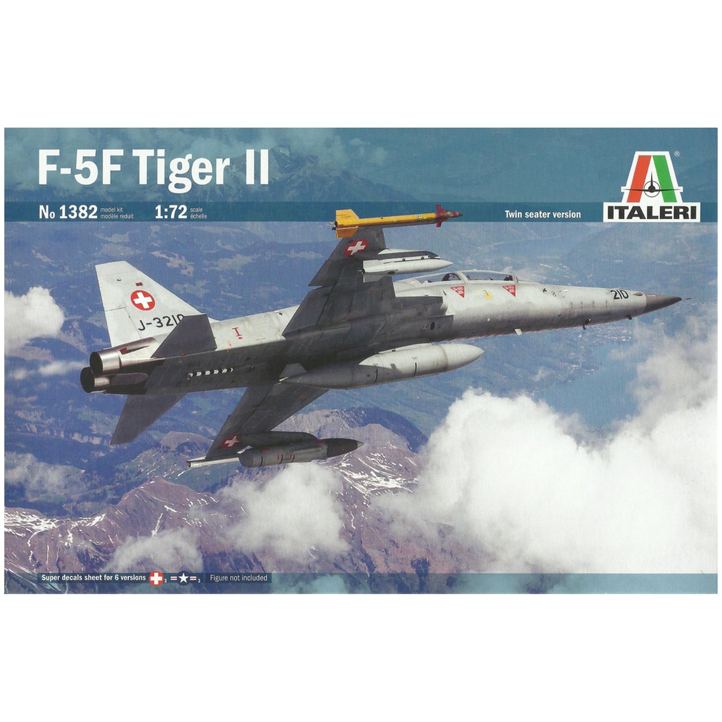 Maqueta de avion militar Italeri F-5F Tiger Ii - 1:72