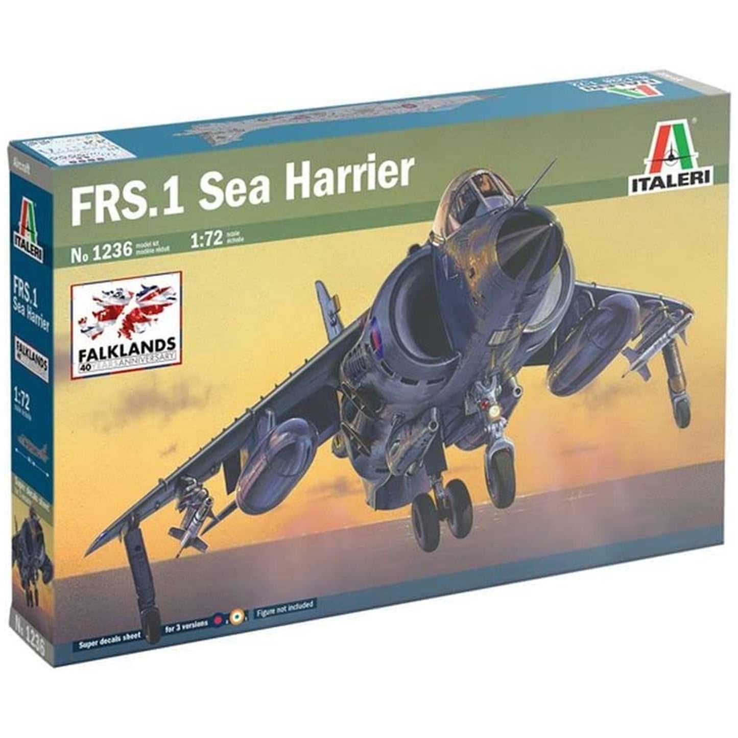 Maqueta de avion militar Italeri - FRS.1 Sea Harrier - 1:72