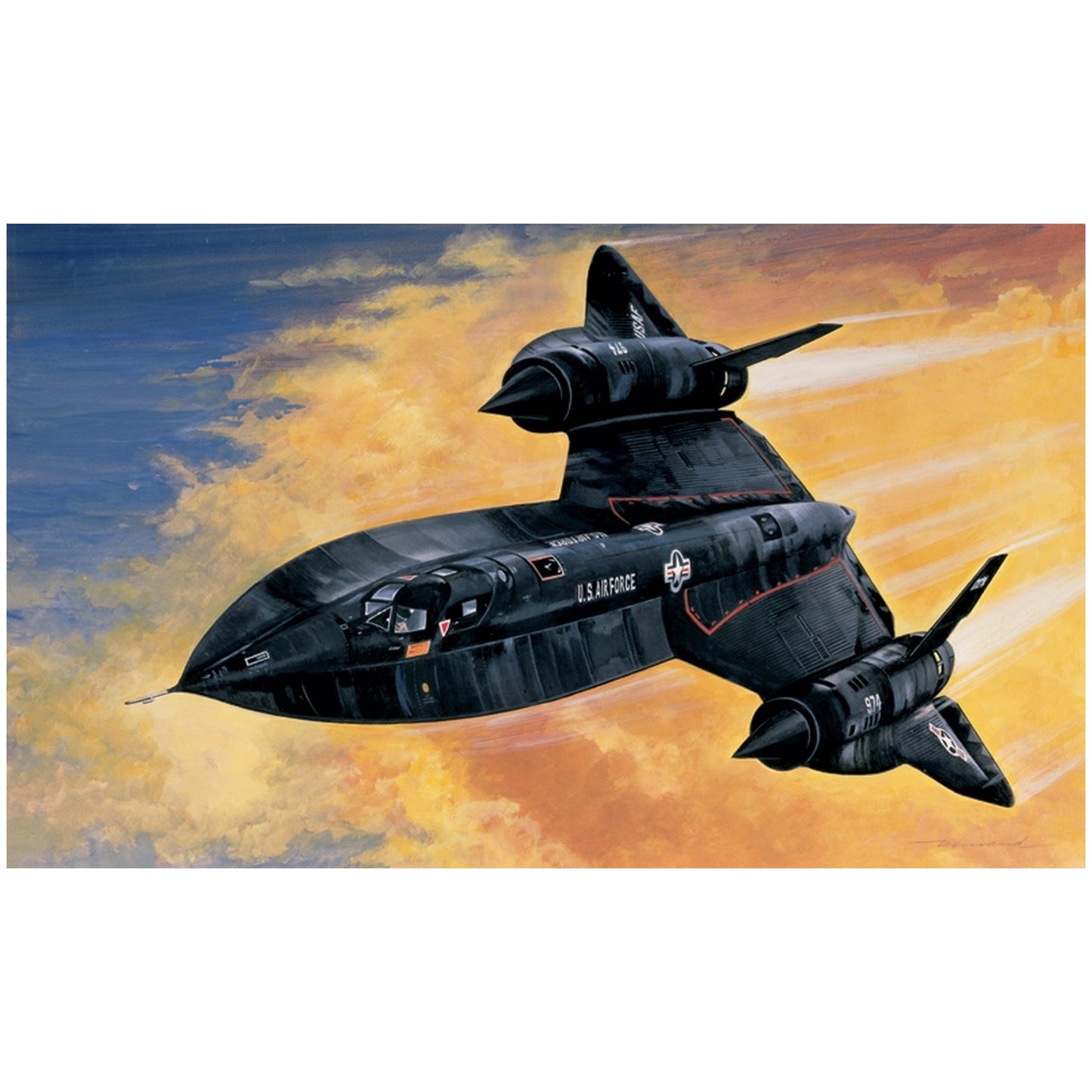 Maqueta de avion militar Italeri Sr-71 Blackbird With Drone - 1:72