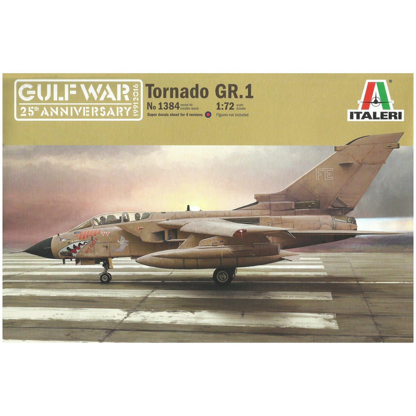 Maqueta de avion militar Italeri Tornado Gr.1 "Gulf War" - 1:72