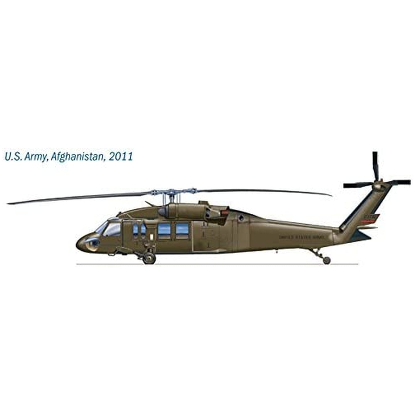 Maqueta de avion militar Italeri Uh-60-Mh-60 Black Hawk "Night Raid" - 1:72