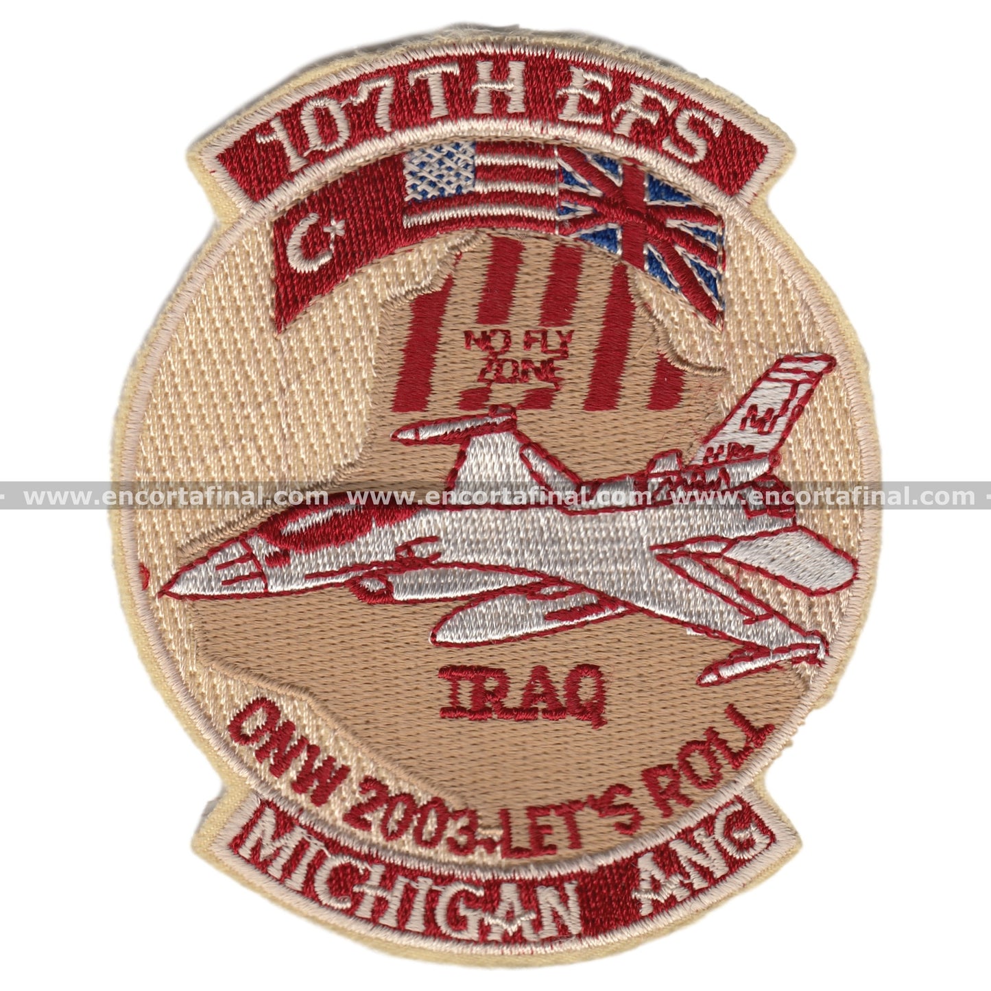 Patch 107Th Efs Michigan Ang Iraq Onw 2003 Lets Roll