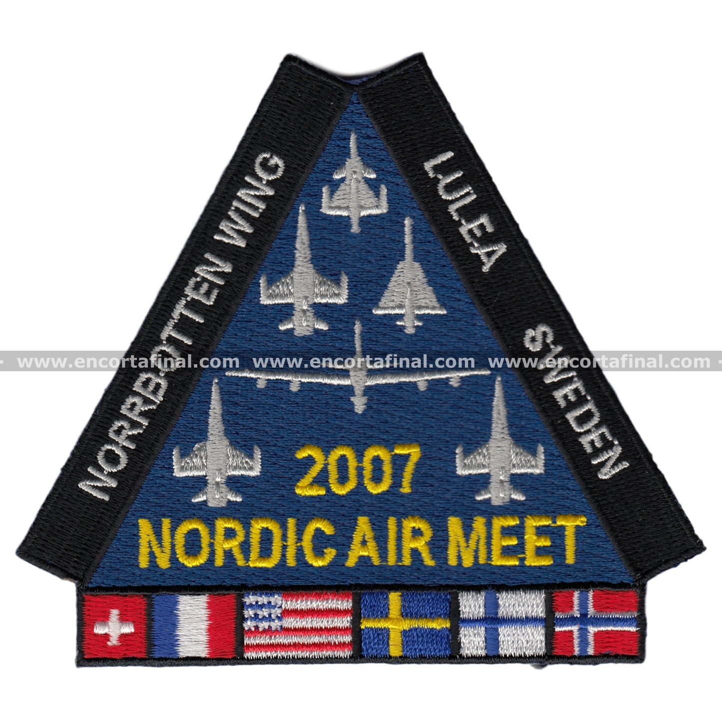 Patch 2007 Nordic Air Meet Norbotten Wing Lulea Sweden