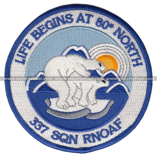 Patch 337 Squadron Rnoaf Life Begins At 80 North