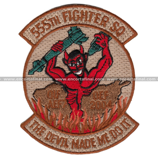 Parche 555Th Fighter Squadron The Devil Made Me Do It