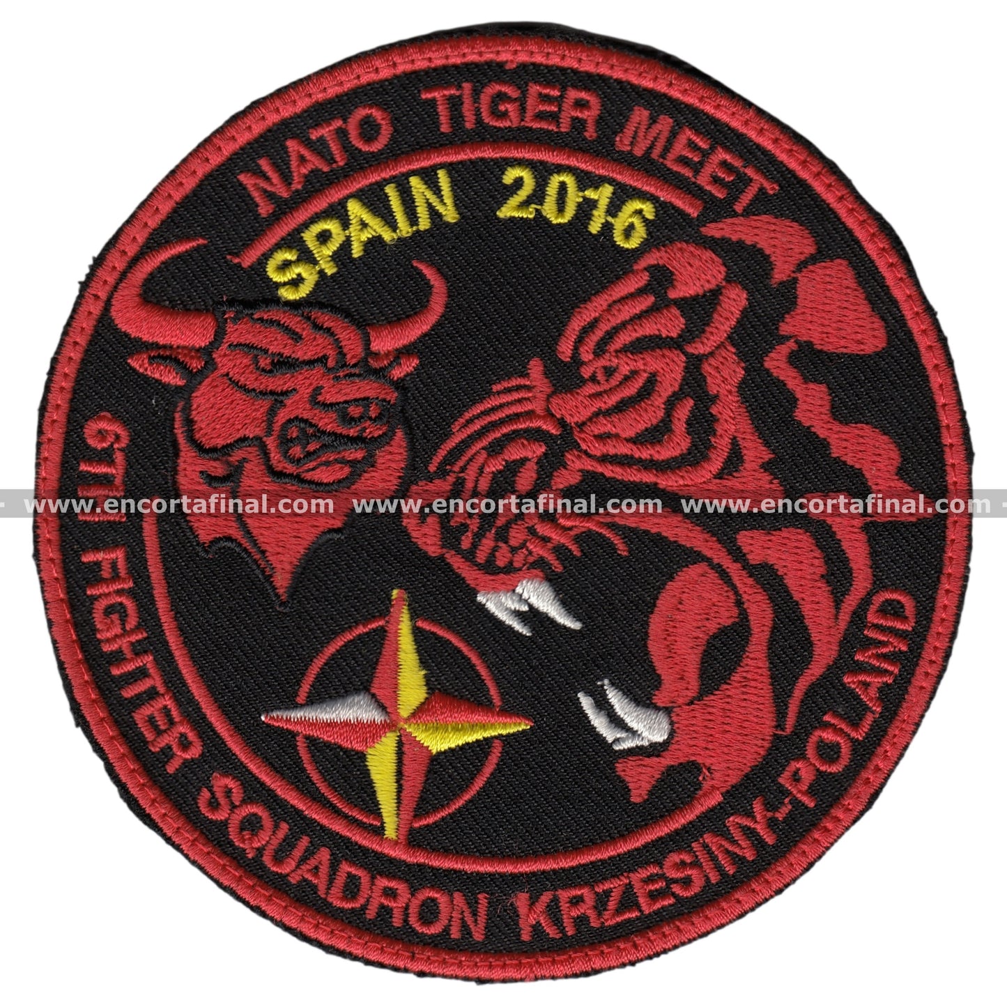 Patch 6Th Fighter Squadron Tigers Krzesiny-Poland Nato Tiger Meet Ntm 2016