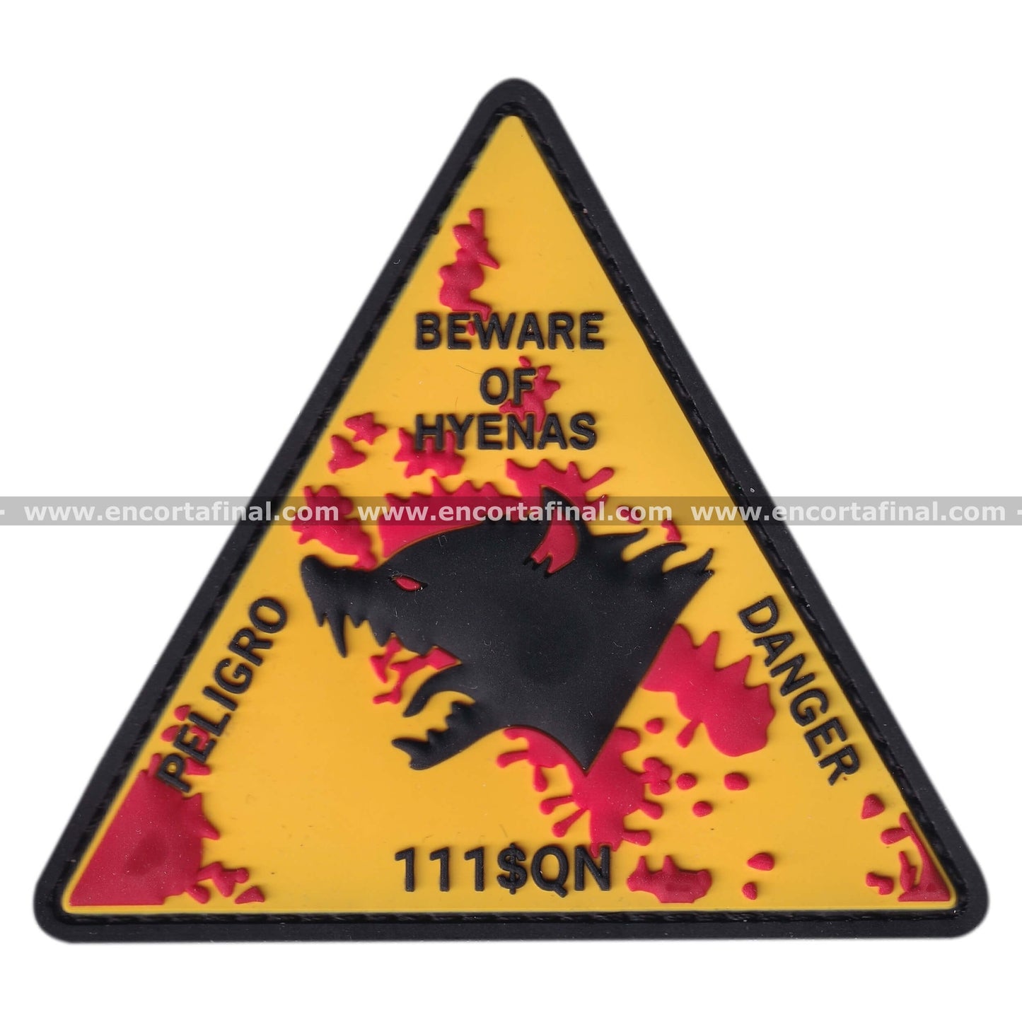 11th Wing Patch - Eurofighter Typhoon - Danger - Danger - Beware of Hyenas - 111SQN