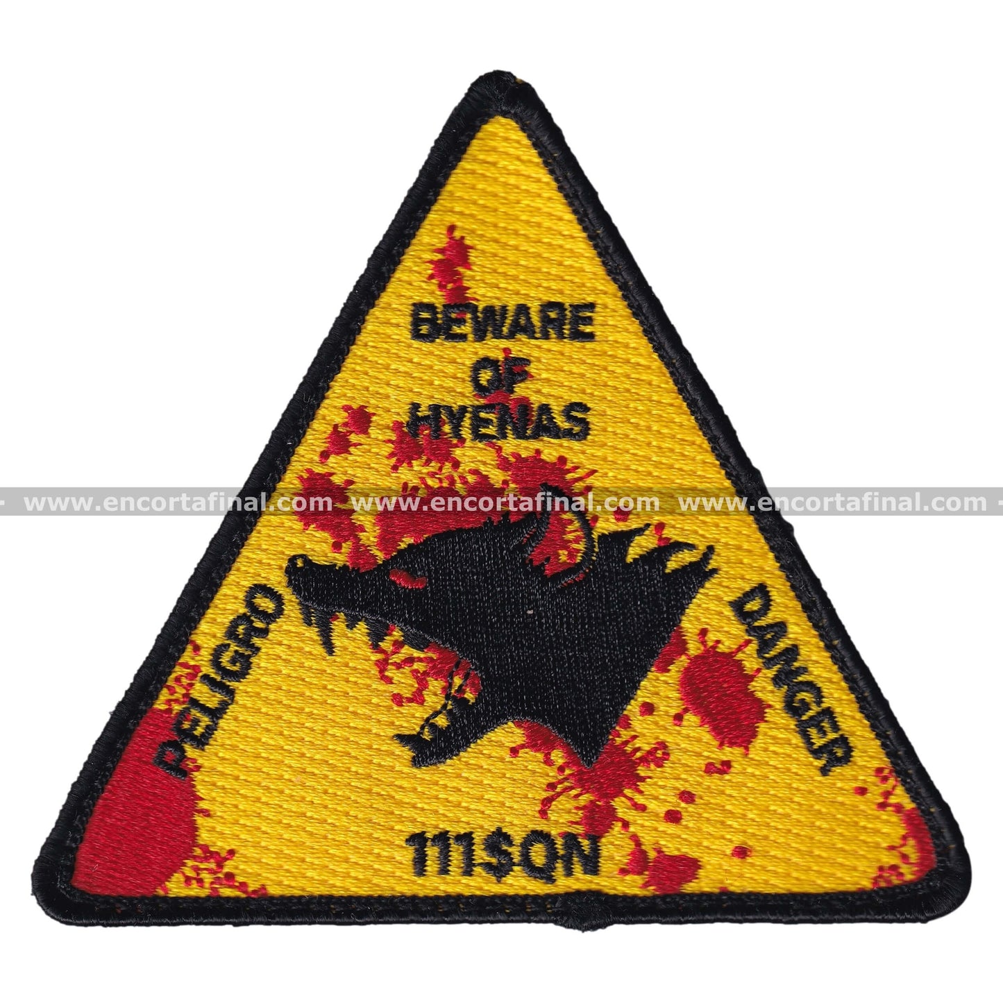 Parche Ala 11 - Eurofighter Typhoon - Peligro - Danger - Beware of Hyenas - 111SQN