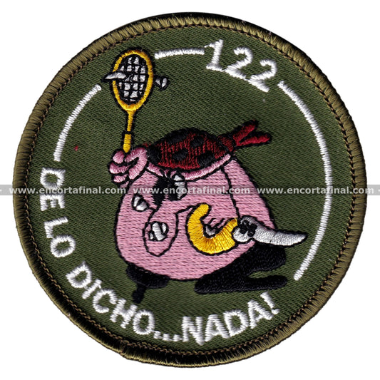 12th Wing Patch - 122 - Nothing Said - McDonnell Douglas EF-18 Hornet