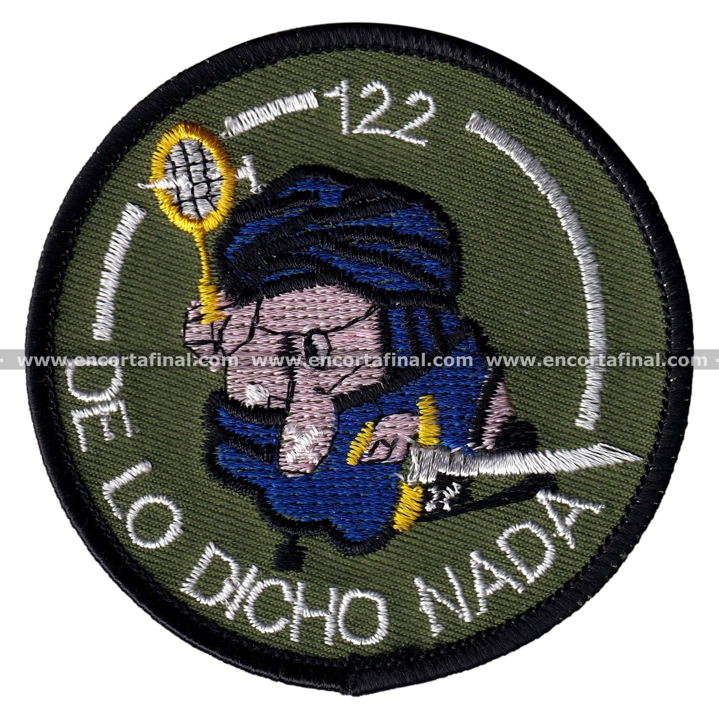 12th Wing Patch - 122 - Nothing Said - McDonnell Douglas EF-18 Hornet