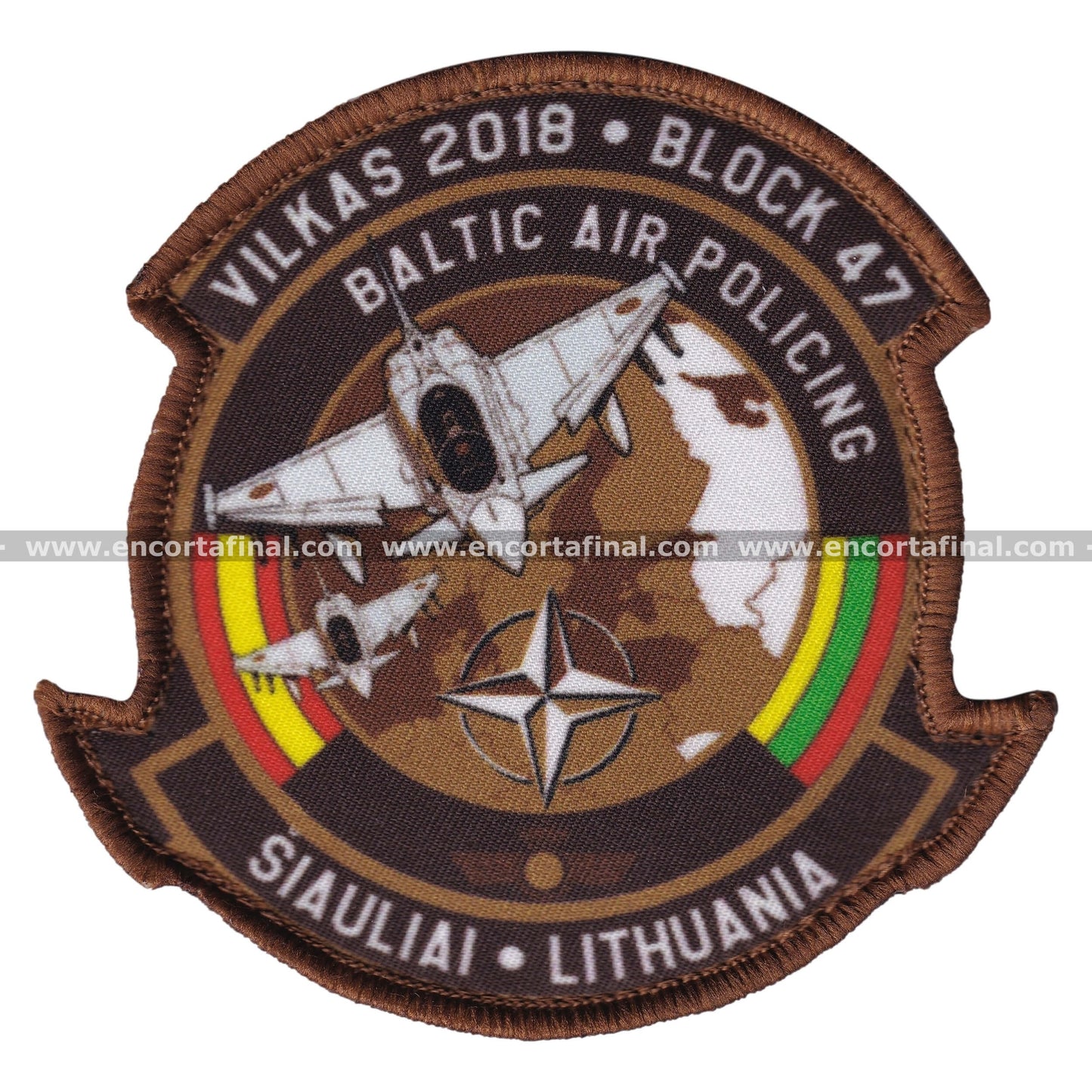 14th Wing Patch - Vilkas 2018 - Block 47 - Baltic Air Policing - Sialuliai - Lithuania