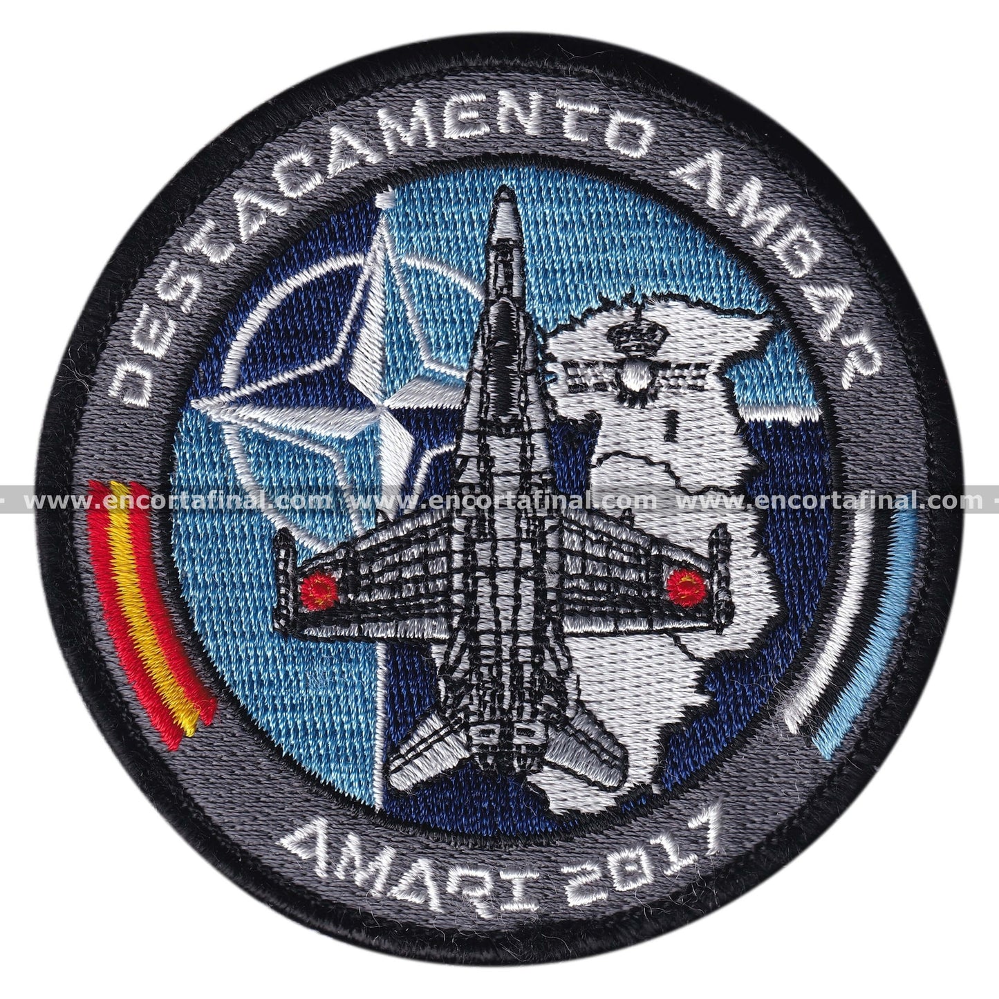 15th Wing Patch - Amber Detachment - Amari 2017