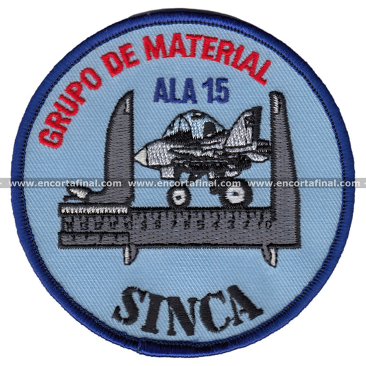 Parche Ala 15 -Grupo De Material-