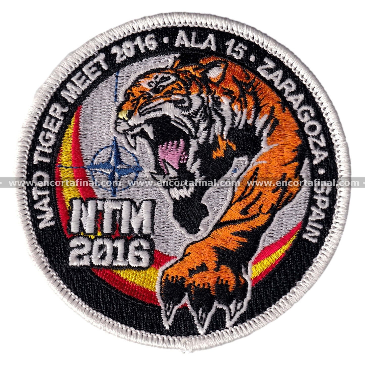 15th Wing Patch - Nato Tiger Meet 2106 (NTM) Special Edition - Zaragoza - McDonnell Douglas EF-18 Hornet