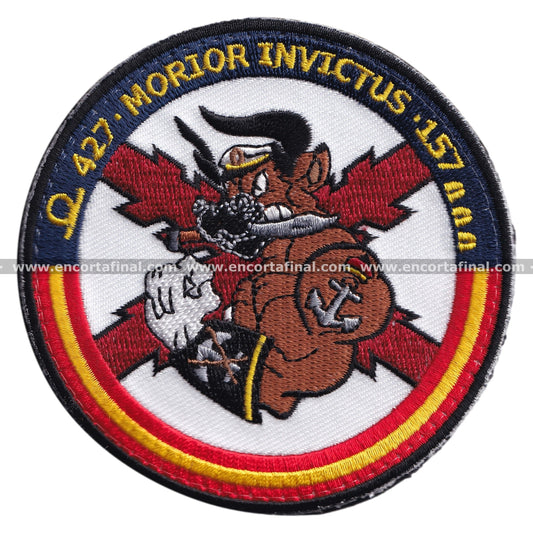 Spanish Navy Patch - 427 - Morior Invictus - 157